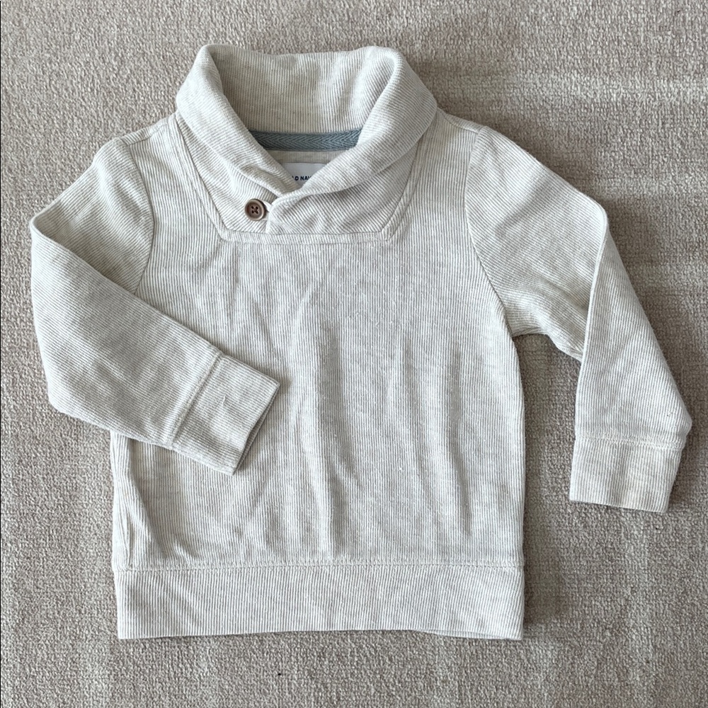 Cream Kids Sweater